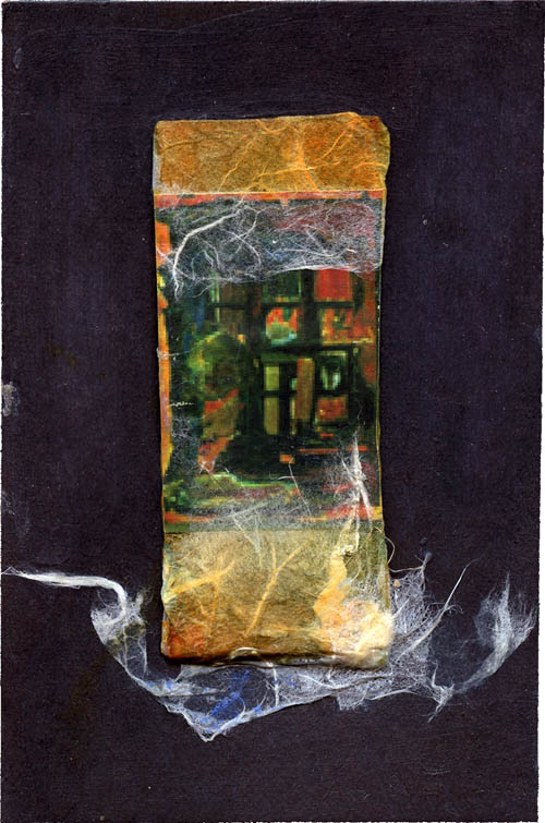 Amy Ernst - A Window in Time - 2001 mixed media collage